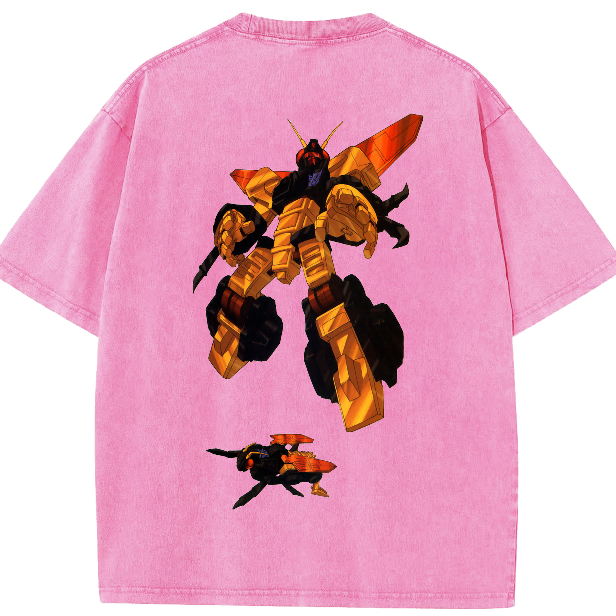 （画像用）  綿100% ヴィンテージ風 半袖Tシャツ（背面プリント）